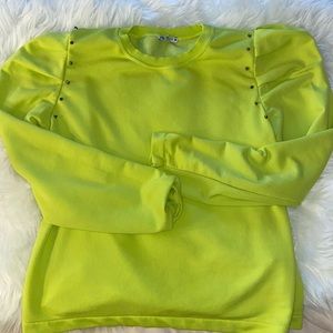 Zara studded sweatshirt